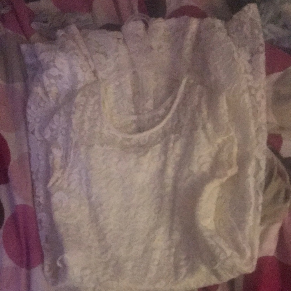 Lace Overlay Dress
